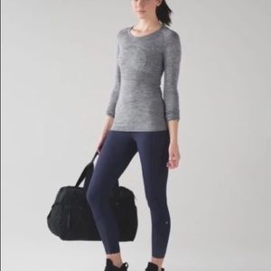 Lululemon Grey Swiftly Tech Long Sleeve Crewneck Top 6